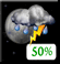 Tonight: Chance Showers And Thunderstorms then Showers And Thunderstorms Likely