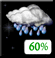 Friday Night: Rain showers likely before 2am. Mostly cloudy, with a low around 40. North wind 6 to 12 mph. Chance of precipitation is 60%. New rainfall amounts between a tenth and quarter of an inch possible. Friday Night: Rain Showers Likely
